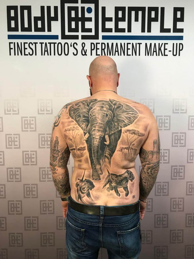 Lemme ist tierisch gut drauf Tattoo Potsdam Body Temple