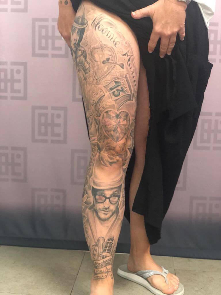 Lady's hautnah Tattoo Potsdam Body Temple