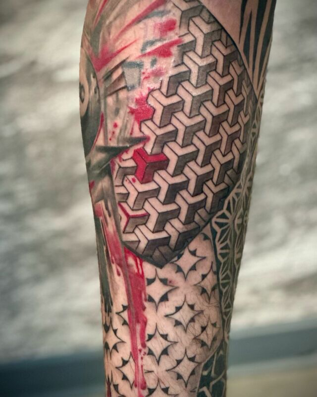 #geometrictattoo #geometric von #kathipotsdam !