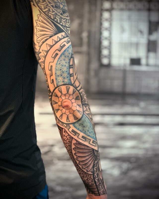 #polynesiantattoo #geometrictattoo von #kathipotsdam