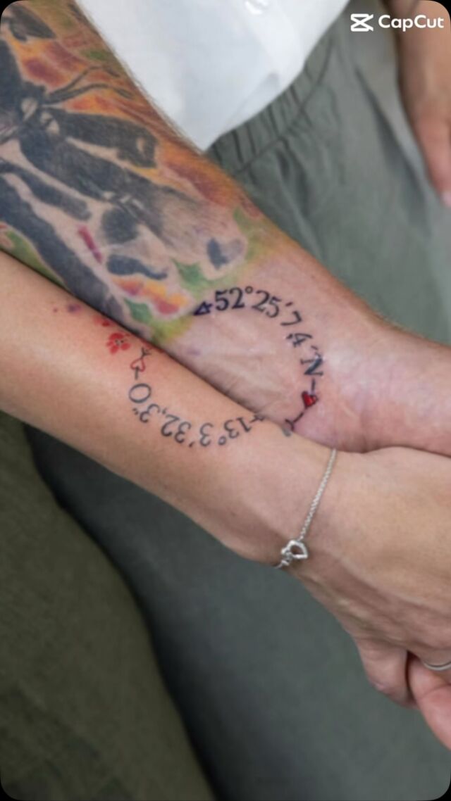 Das größte Glück der Erde ist die gegenseitige Liebe . Uneigennützig und kompromisslos JA sagen zu einer Lieblingsperson ! 👍🏼das ist immer ein Tattoo wert! 🍀 #liebe #hochzeit #partnertattoo #ja #tattoopotsdam