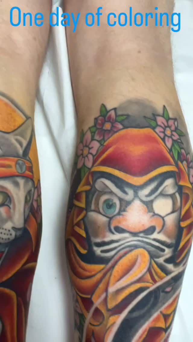 A beautiful day of color. I love my job !Lemme
				Hope to see you soon. #tattoopotsdam #tattoo #potsdam #tattoos #love